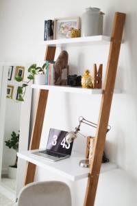 Białe biurko drabinka LADDER 2.jpg