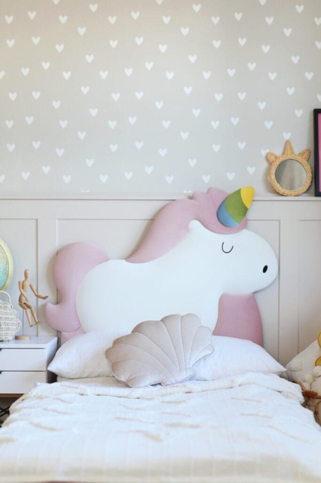 Tapicerowany zagłówek Jednorożec Unicorn 1.jpg