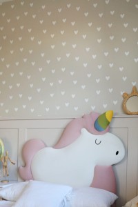Tapicerowany zagłówek Jednorożec Unicorn 2.jpg
